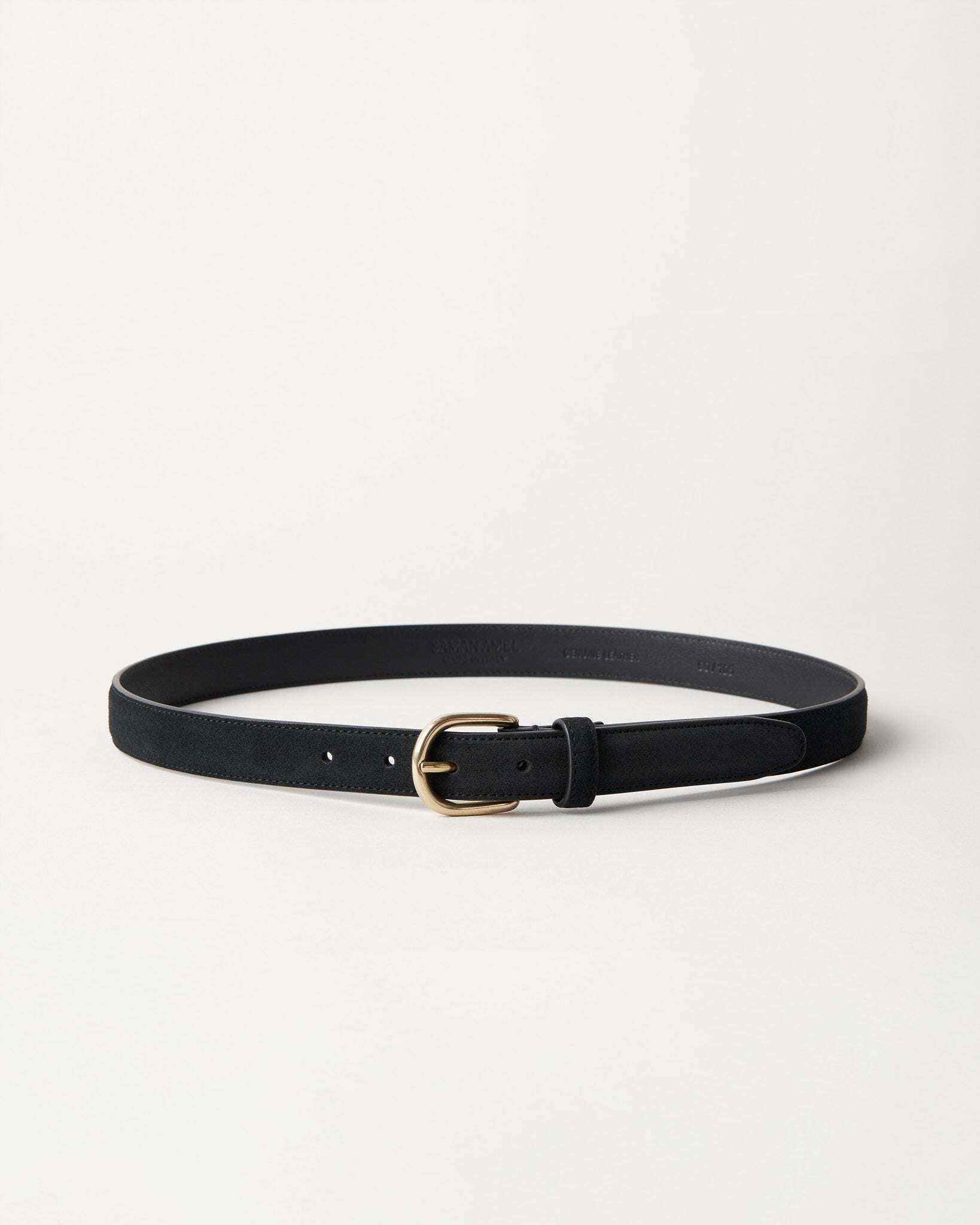 Cardon Belt in Suede - Black