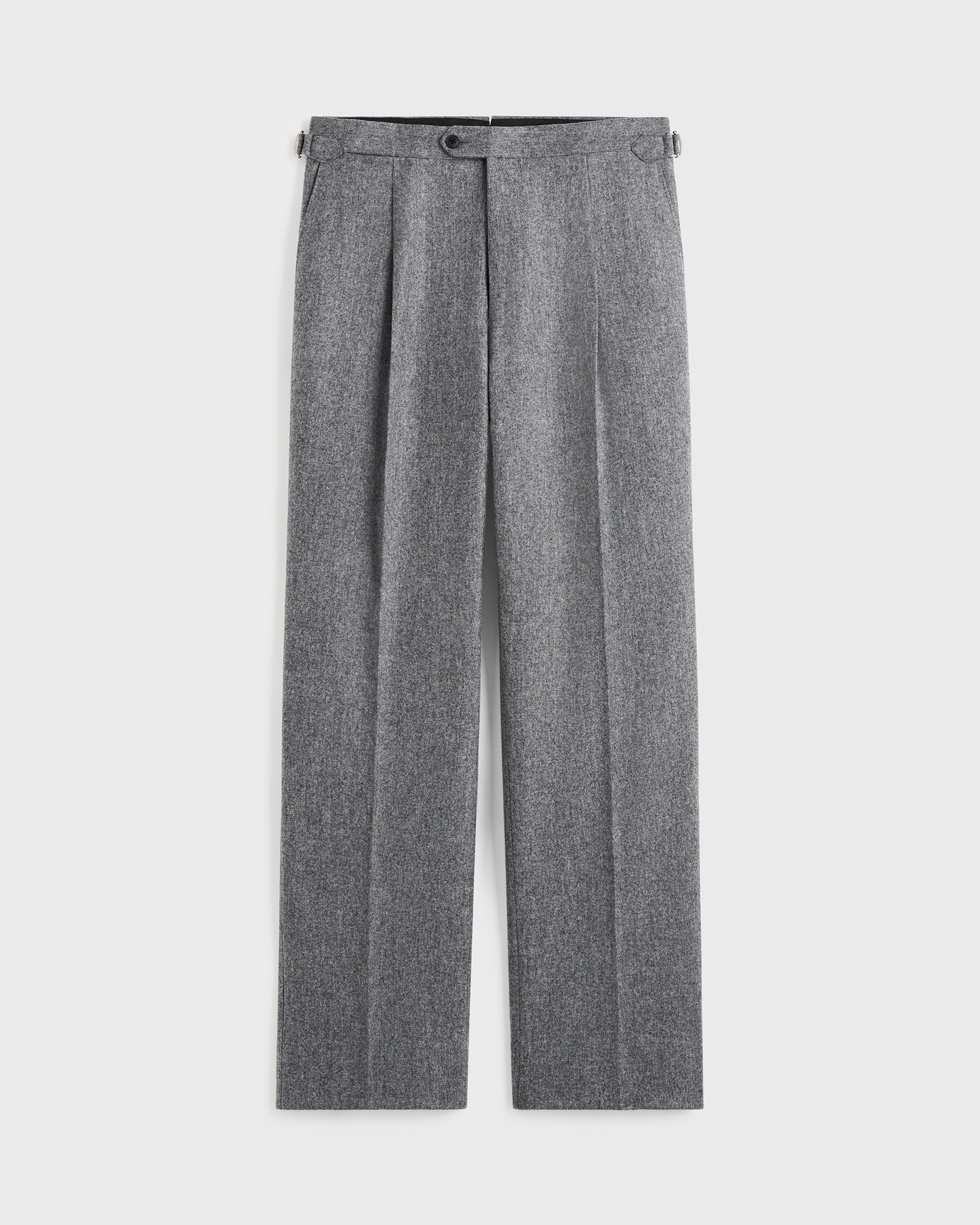 Amie Trouser in Wool Flannel - Grey