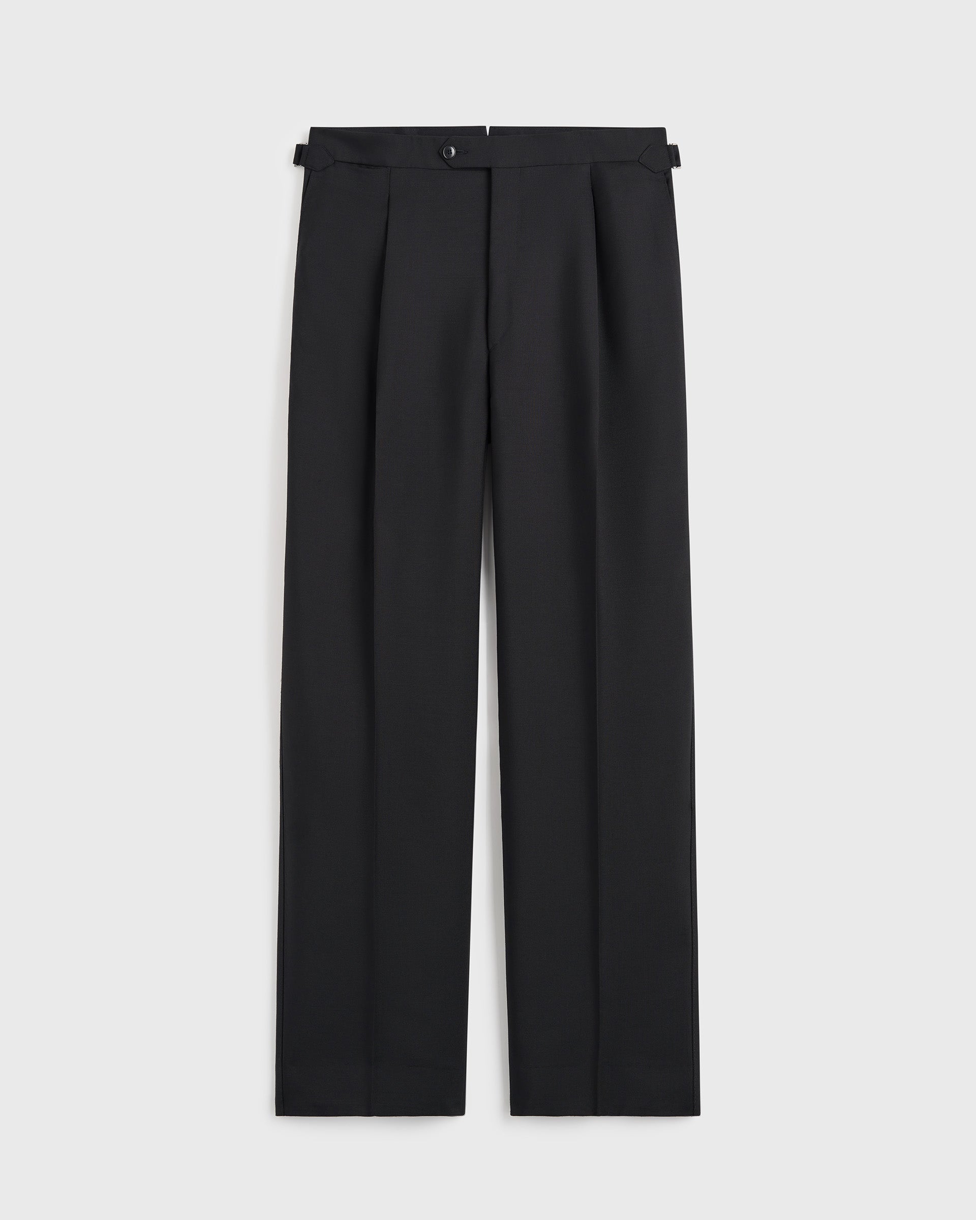 Amie Trouser in Wool and Mohair - Black