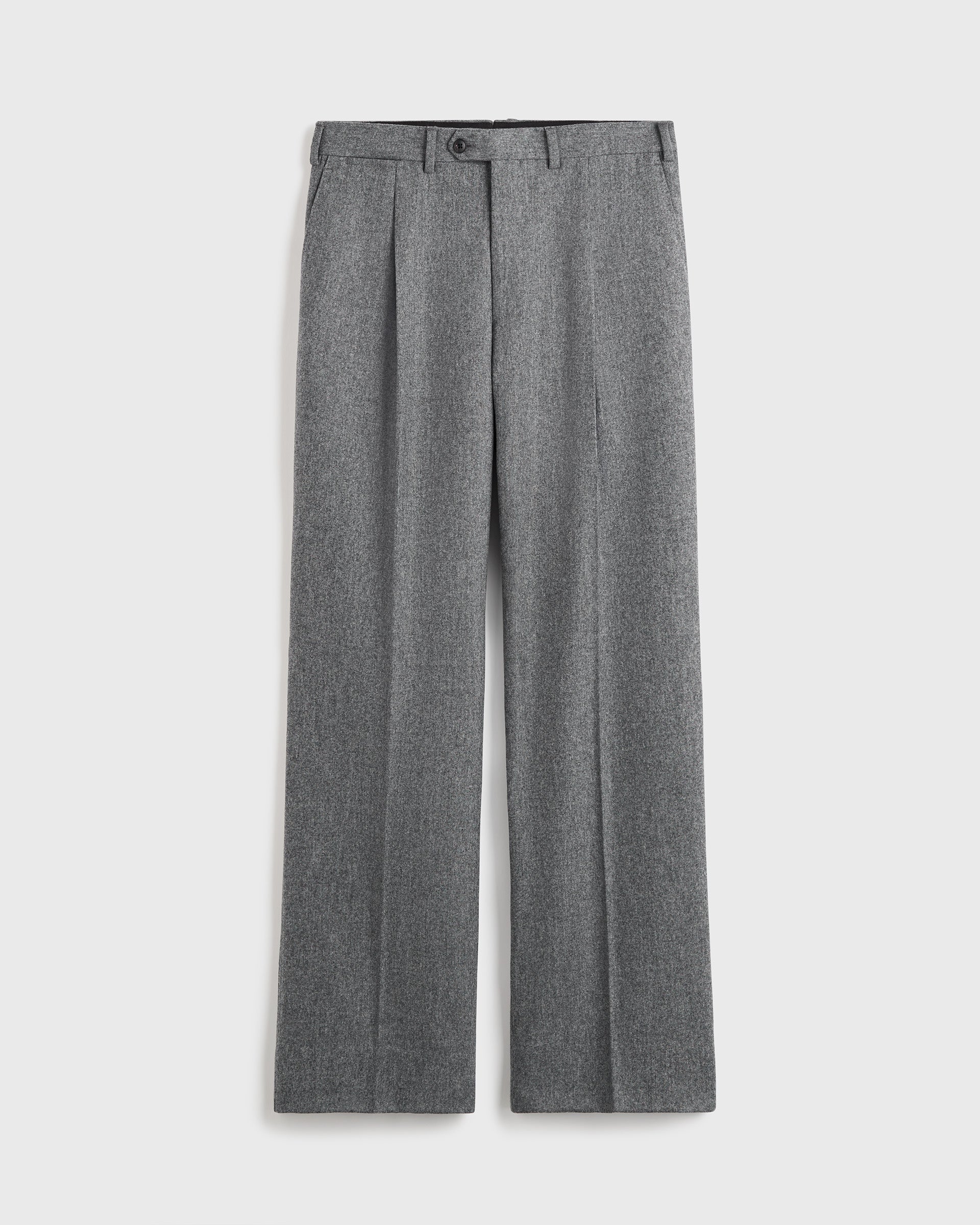 Amo Trouser in Wool Flannel - Grey