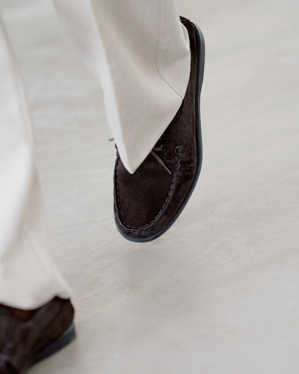 City Moc - DK Brown Suede