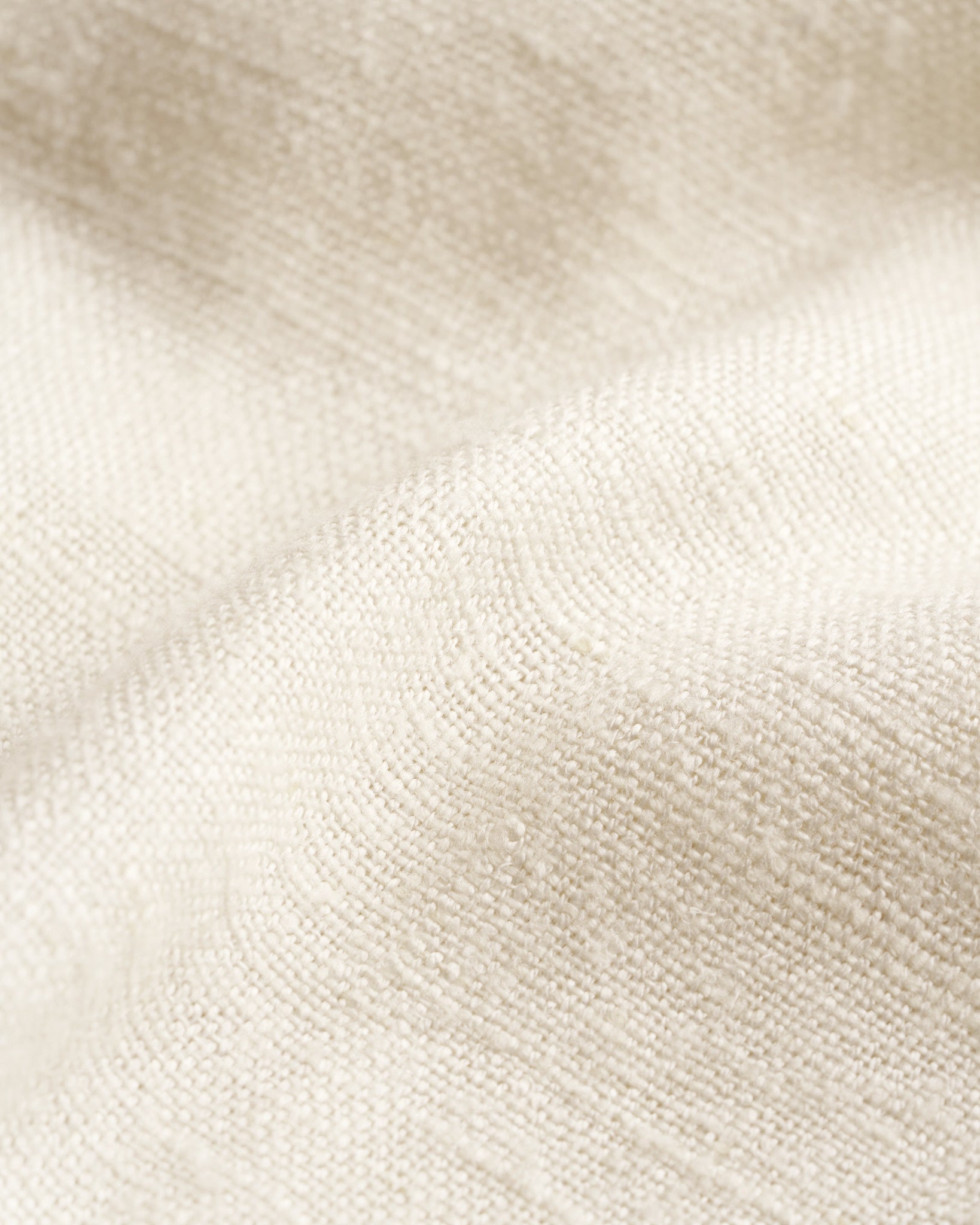 Camp Long Raw Silk Shirt Jacket - Ivory
