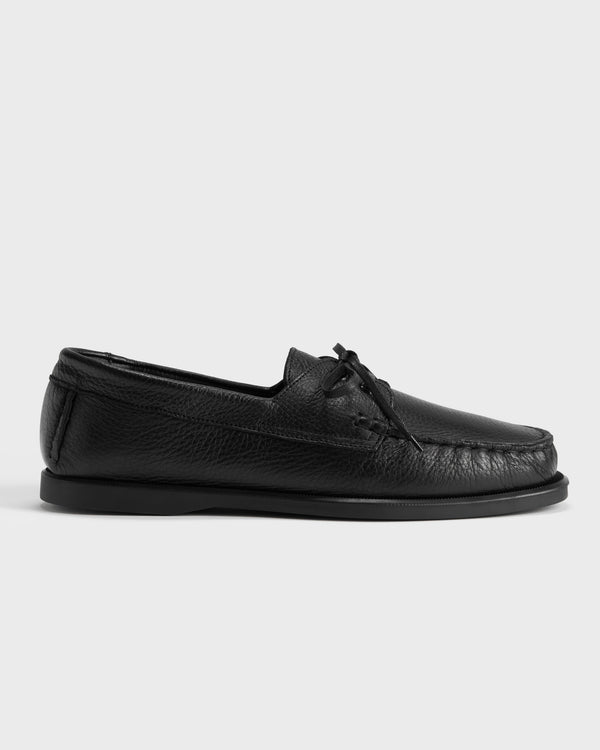 City Moc - Black Deerskin