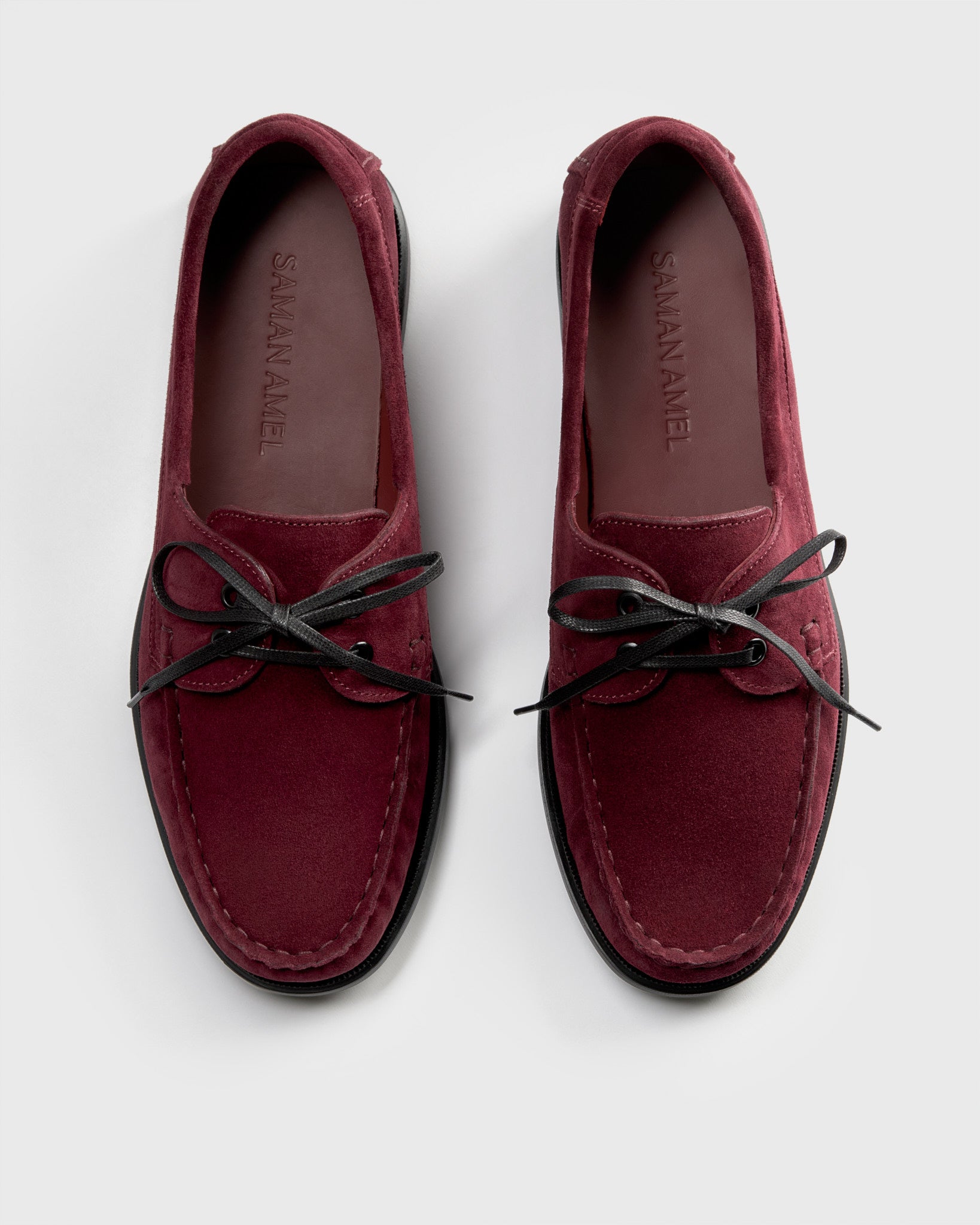 City Moc - Burgundy Suede