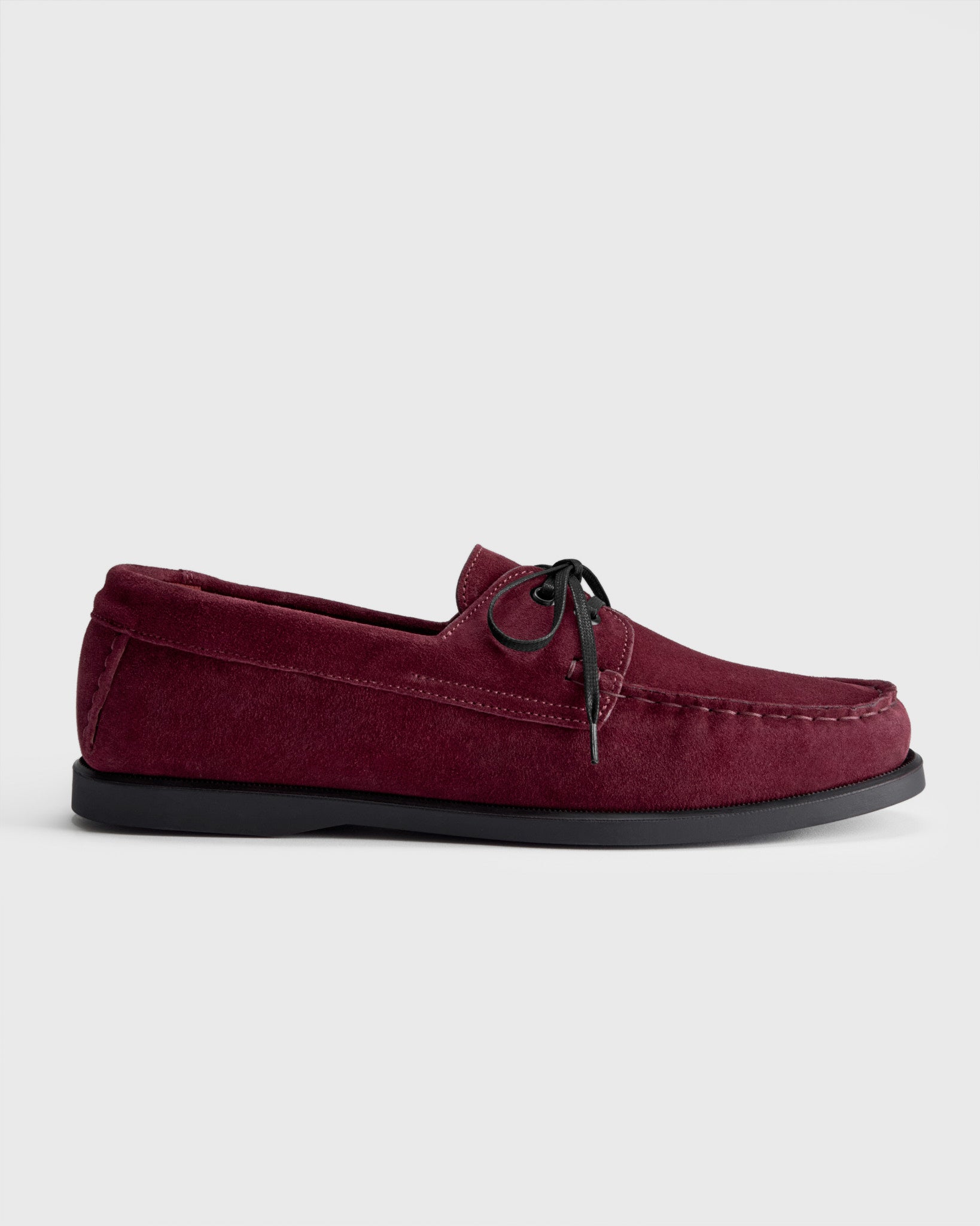 City Moc - Burgundy Suede
