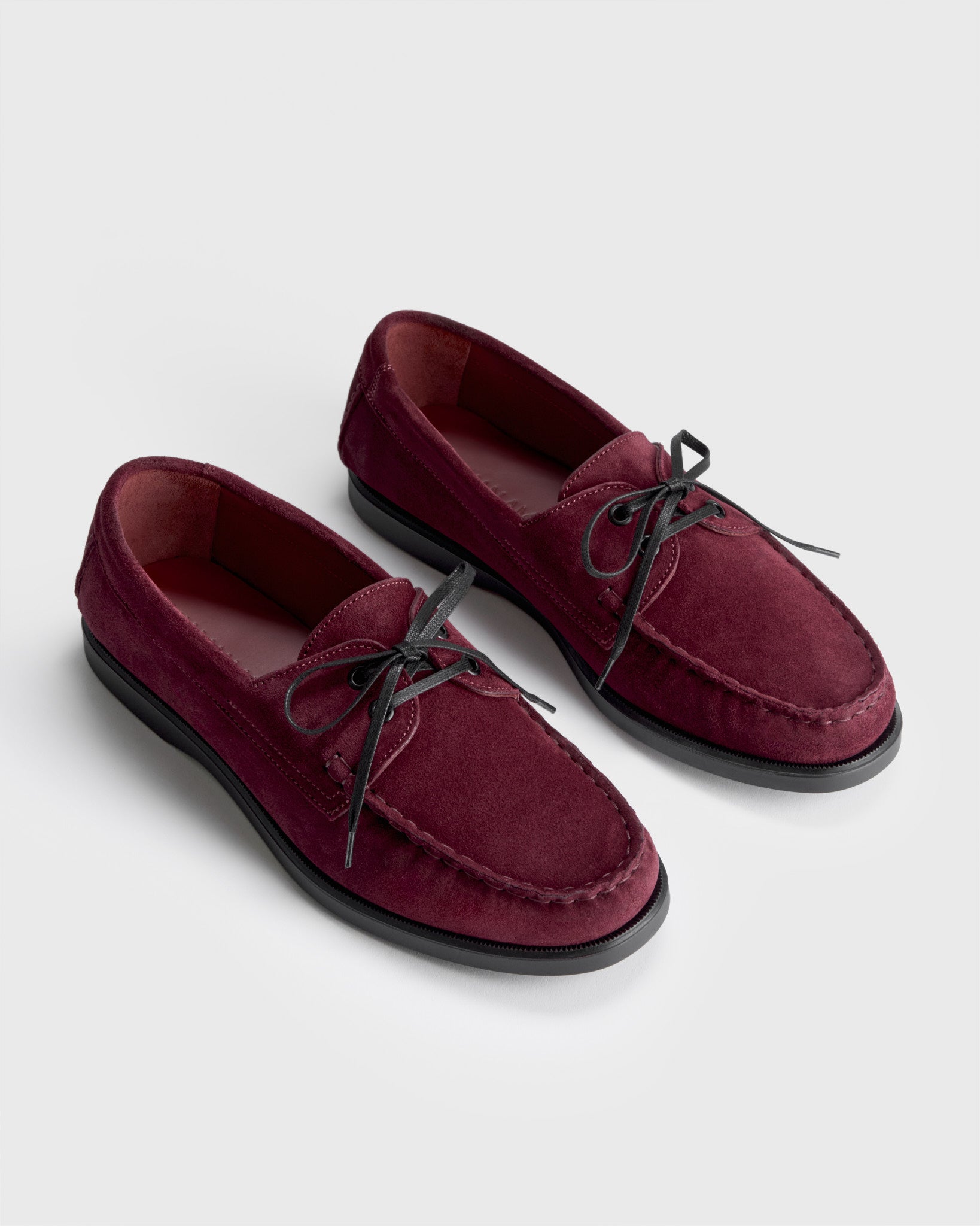 City Moc - Burgundy Suede