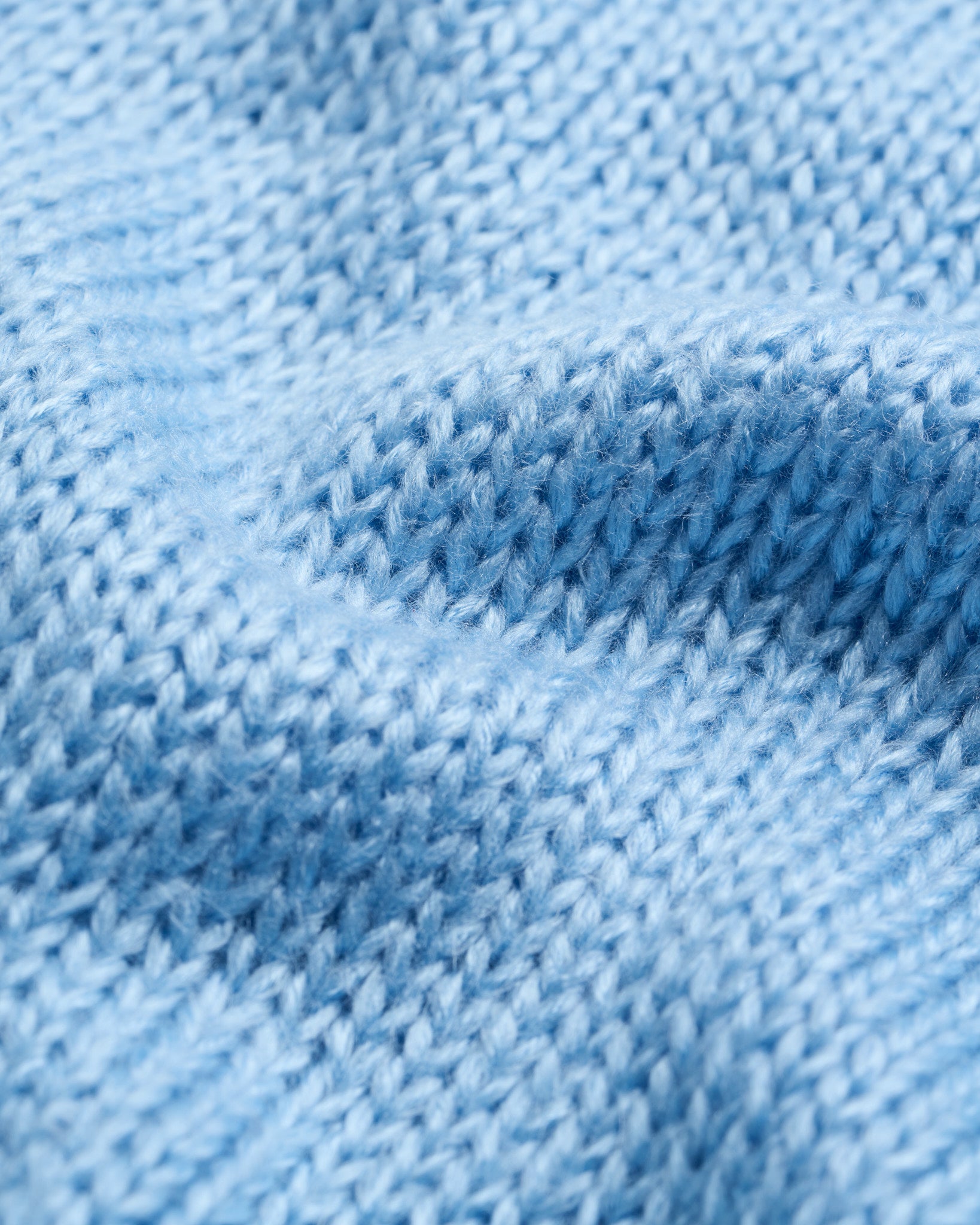 Camillo Silk Crewneck - Sky Blue