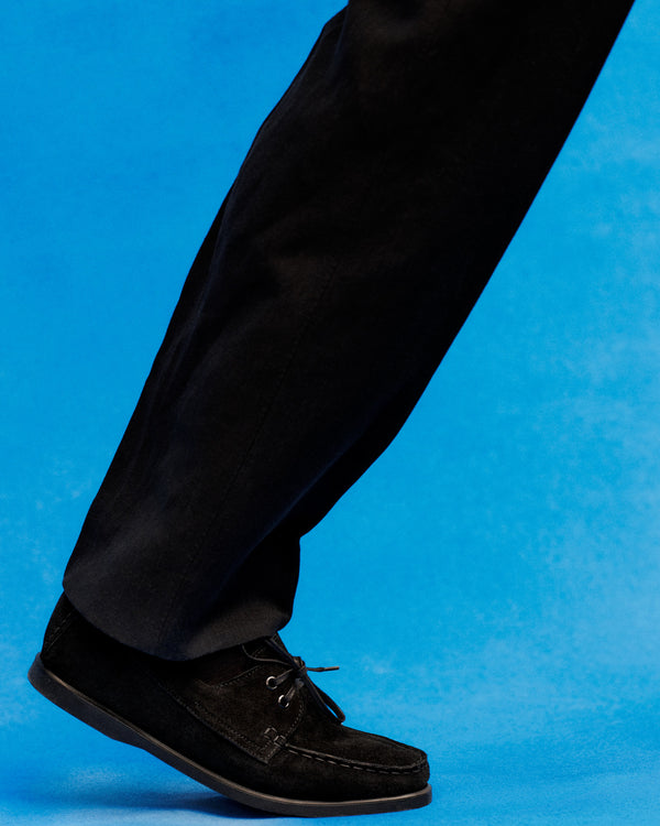 City Moc - Black Suede