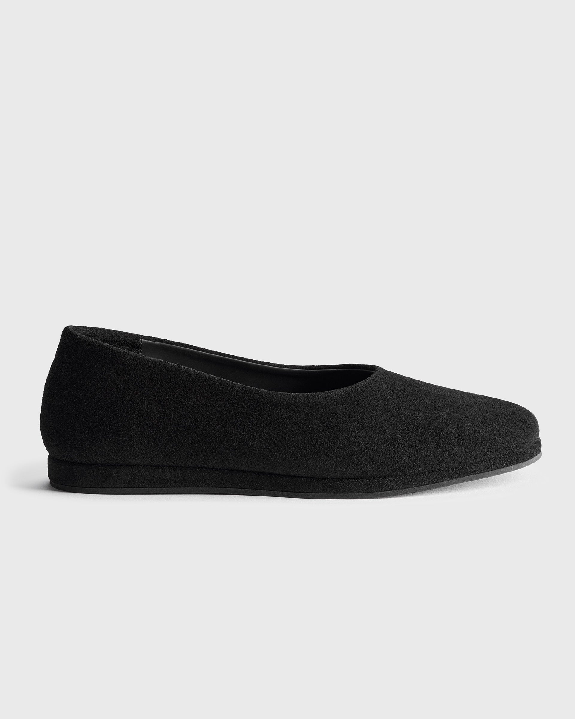 City Slipper - Black Suede