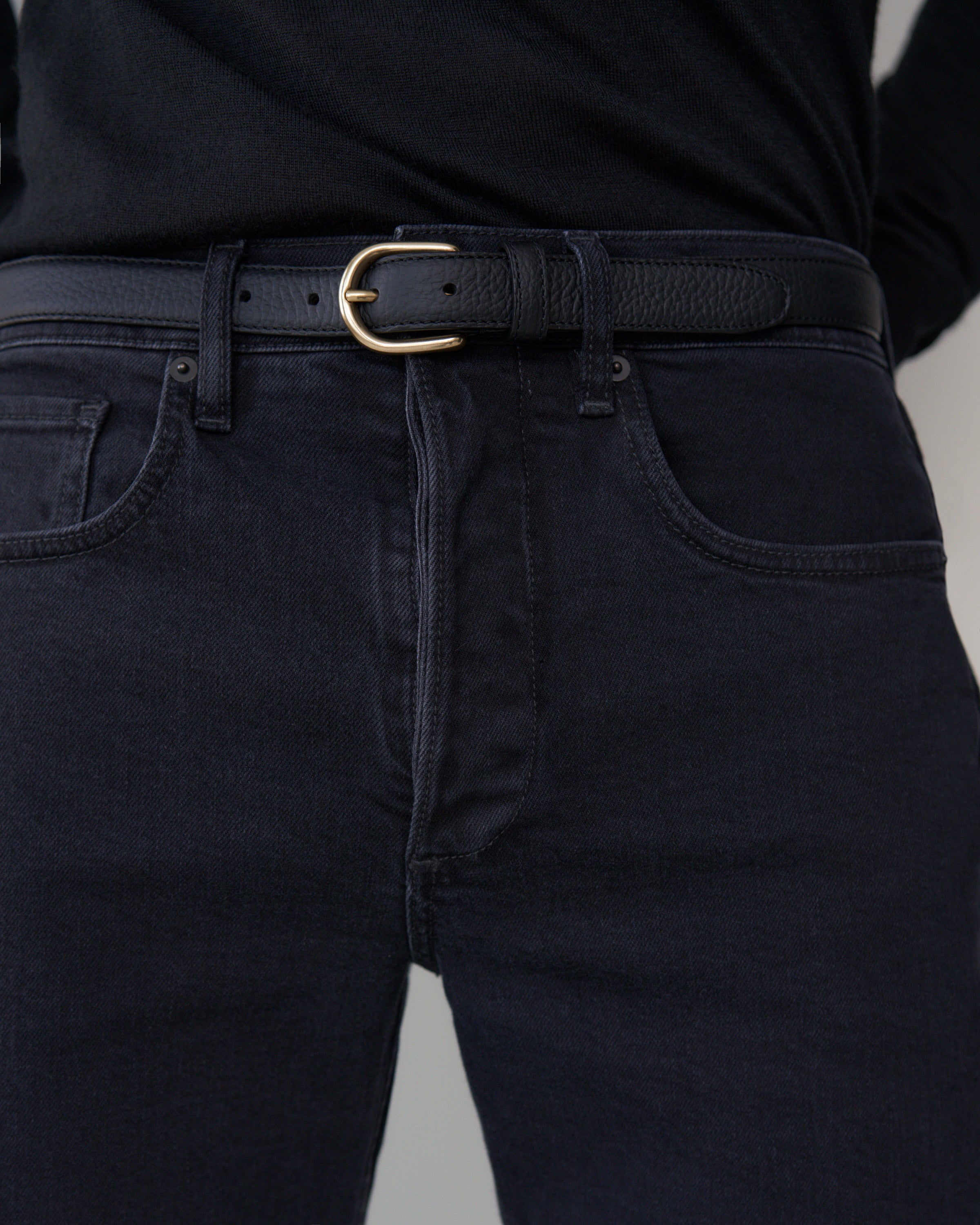 Cardon Belt in Leather - Black